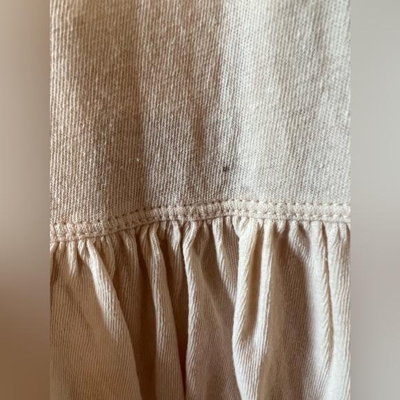 Free People Distressed Nude/Blush Peplum Tank - Picture 3 of 4